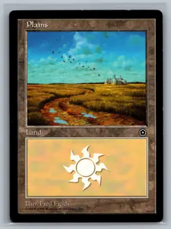 Magic The Gathering Portal Second Age Plains (162) Land MTG TCG CCG - Image 1