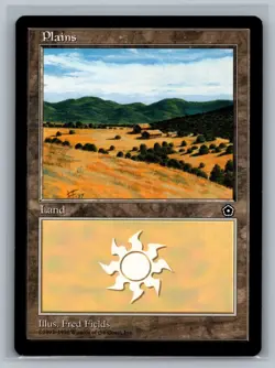 Magic The Gathering Portal Second Age Plains (160) Land MTG TCG CCG - Image 1