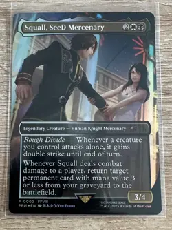 Squall, SeeD Mercenary P 0002 Standard Showdown Promo MTG: Final Fantasy - Image 1