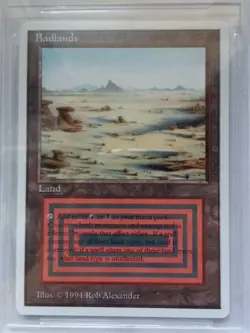 Mtg Summer Magic Edgar Badlands English BGS 10 Pristine - Image 3