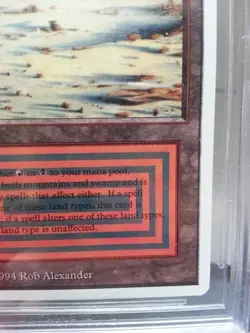 Mtg Summer Magic Edgar Badlands English BGS 10 Pristine - Image 5