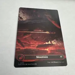 [Foil] Mountain (Borderless) (EoE 0265) Mtg Edge of Eternities NM - Image 1