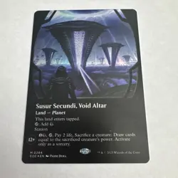 MTG Edge of Eternities *FOIL* VIEWPORT BORDERLESS M Susur Secundi Void Altar 284 - Image 1