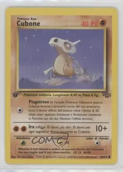 Cubone Italian 1st Ed. Pokemon Jungle #50 1999 - Image 1