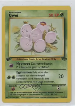 Exeggcute German 1st Ed. Pokemon Jungle #52 1999 - Image 1