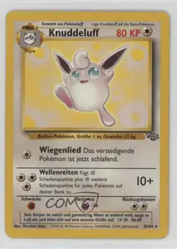 Wigglytuff German Pokemon Jungle #32 1999 - Image 1