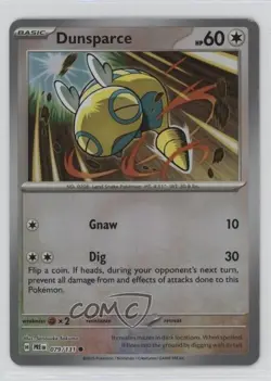 Dunsparce Poke Ball Foil Pokemon Prismatic Evolutions PRE #079 - Image 1