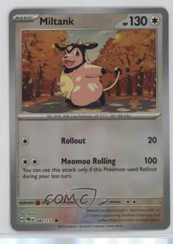 Miltank Poke Ball Foil Pokemon Prismatic Evolutions PRE #081 - Image 1