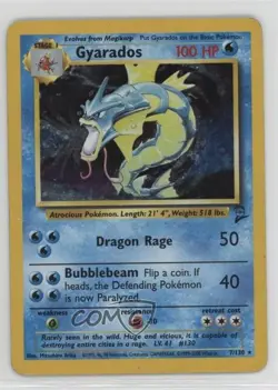 Gyarados Holo Pokemon Base Set 2 #7 2000 - Image 1