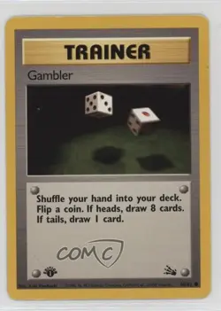 Gambler 1st Ed. Pokemon Fossil #60 1999 - Image 1