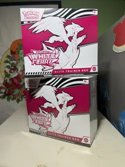 Pokemon TCG White Flare SV10.5B ETB (Lot Of 2) Sealed Elite Trainer Box -9 Packs - Image 1