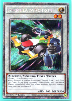 Formula Synchron - RA04-EN143 - Platinum Secret Rare - 1st Edition Yugioh - Image 1