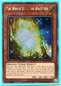The White Stone of Ancients - RA04-EN267 Platinum Secret Rare 1st Edition Yugioh - Image 1
