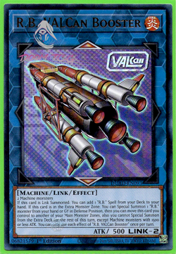Yugioh! R.B. VALCan Booster DUAD-EN093 (UR) 1st Ed "R.B. Deck Support" - Image 1