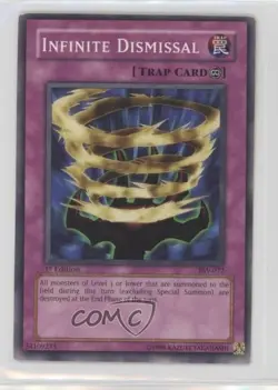 Infinite Dismissal 1st Ed. YuGiOh Pharaoh's Servant #PSV-072 2002 - Image 1