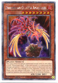 Phoenixian Cluster Amaryllis RA04-EN136 Platinum Secret Rare 1st Edition Yugioh - Image 1