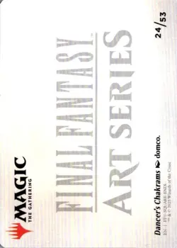 Dancer's Chakrams Art Card S Art Series: FINAL FANTASY 24 NM - Image 2