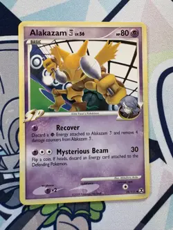 Pokemon Alakazam TCG Rising Rivals Card 38/111 Regular Non-Holo Uncommon - LP - Image 1