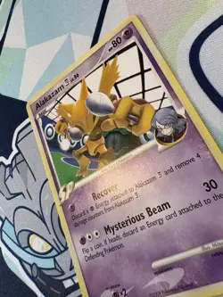 Pokemon Alakazam TCG Rising Rivals Card 38/111 Regular Non-Holo Uncommon - LP - Image 3