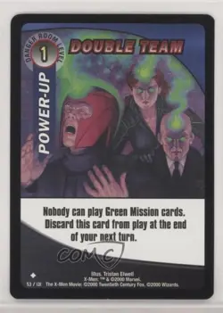 2000 The X-Men Movie Trading Card Game Double Team #53 - Image 1