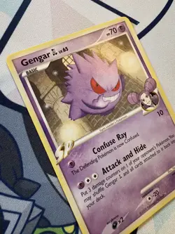 Pokemon TCG Rising Rivals Gengar Card Level 65, 40/111 Series - Image 2