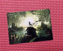 Legolas, Master Archer Art Card Gold-Stamped Signature Lord of Rings NM MTG - Image 1