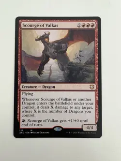 Scourge of Valkas MTG Magic the Gathering Card NM Near Mint AFC - Image 1