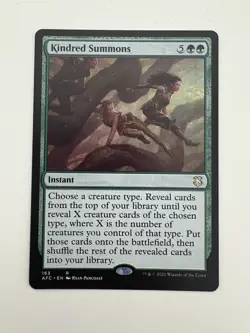 Kindred Summons MTG Magic the Gathering Card NM Near Mint AFC - Image 1