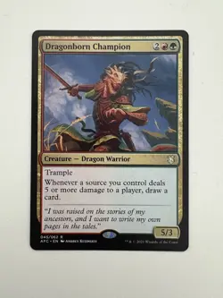 Dragonborn Champion MTG Magic the Gathering Card NM Near Mint AFC - Image 1