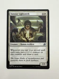 Sunstar Lightsmith MTG Magic the Gathering Card NM Near Mint EOE - Image 1