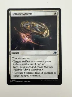 Reroute Systems MTG Magic the Gathering Card NM Near Mint EOE - Image 1