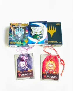 Li'l Tamiyo Pins ,Lucky Charm Amulet Japanese MTG Liliana Of The Veil Chandra - Image 2