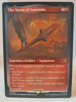 MTG | The Spear of Leonidas #0219 | Assassins Creed | Etched Foil | NM | EN - Image 1