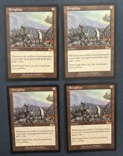 MTG 4X URZAL'S LEGACY SCRAPHEAP MAGIC THE GATHERING ARTIFACT RARE ENGLISH CARDS - Image 3