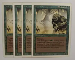 MTG 4X REVISED EDITION FORCE OF NATURE NM MAGIC THE GATHERING CREATURE GREEN - Image 3
