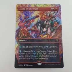 Disrupt Decorum #1067 (Foil) NM Launch Party & Release Event Promos Magic MTG NM - Image 1