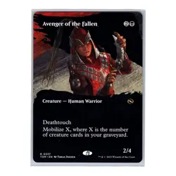 Avenger of the Fallen #337 Regular Rare Borderless MTG 25 Tarkir: Dragonstorm - Image 1