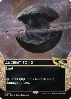 MTG Ancient Tomb (0001) (Borderless) Edge of Eternities - Image 1