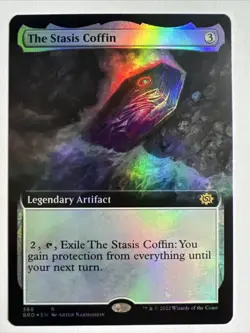 The Stasis Coffin EXTENDED FOIL - The Brothers' War (Magic/MTG) - Image 1