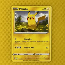 Pikachu 049/203 Basic Evolving Skies 2021 Pokemon Card NM - Image 1