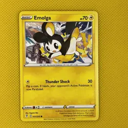 Emolga 057/203 Basic Evolving Skies 2021 Pokemon Card NM - Image 1