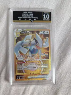 Lugia VStar GOLD 211 graded 10!! Gem Mint slab English Pokemon TCG - Image 1