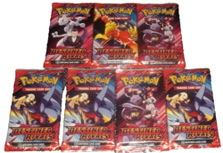 POKEMON SCARLET & VIOLET LOT (7) BOOSTER PACKS DESTINED RIVALS NISP - Image 2