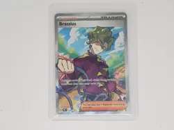 2025 POKEMON PRE EN-PRISMATIC EVOLUTIONS ULTRA RARE #135 BRASSIUS - Image 1