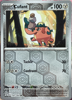 Cufant Reverse Holo - 041/064 - Shrouded Fable Pokemon 2024 - Image 1