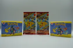 Pokemon Rare McDonald's 2 Promo Packs Pikachu & 2 Figures Set Japanese New - Image 1