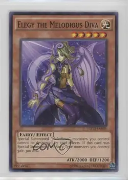 Elegy the Melodious Diva Unlimited YuGiOh The New Challengers #NECH-EN006 - Image 1