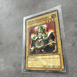 YUGIOH CELTIC GUARDIAN SUPER RARE LOB-E005 1st Edition - Image 2