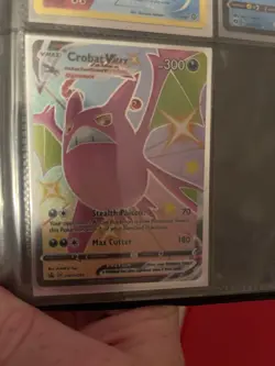 Pokemon Crobat VMAX Card Stealth Poison Max Cutter Holo Rare Swsh099 Promo - Image 1