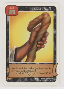 1996 Redemption - Collectible Card Game: Prophets David's Staff - Image 1